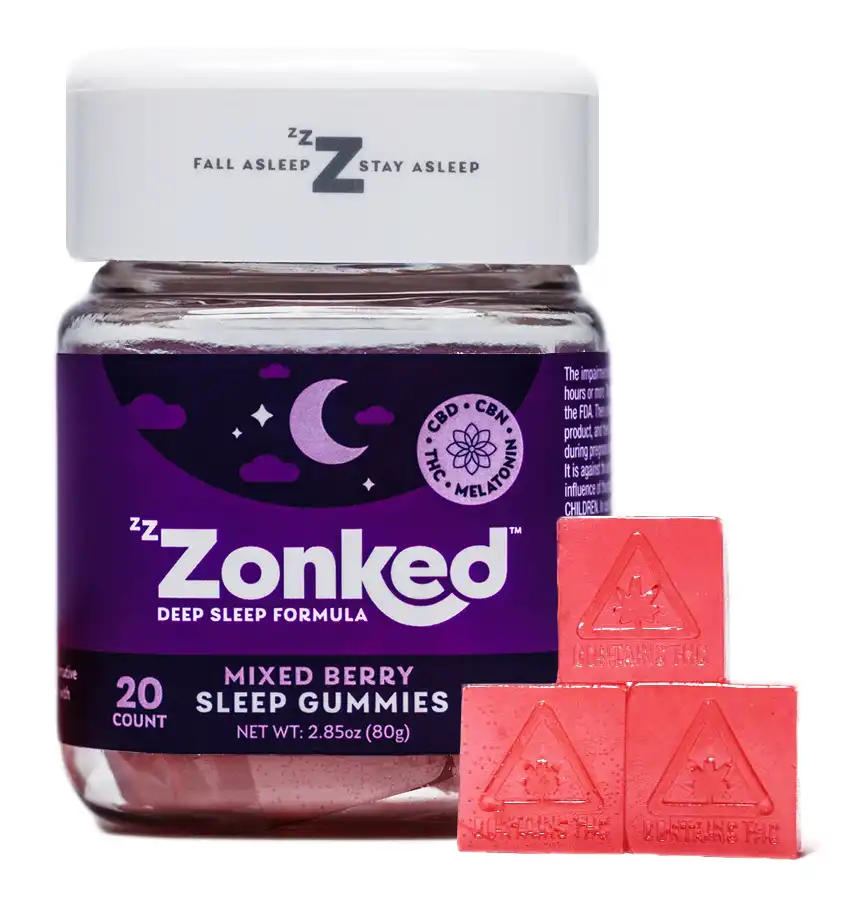Zonked Mixed Berry Gummies Zonked Mixed Berry Gummies